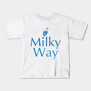 Milky Way Rocket Kids T-Shirt